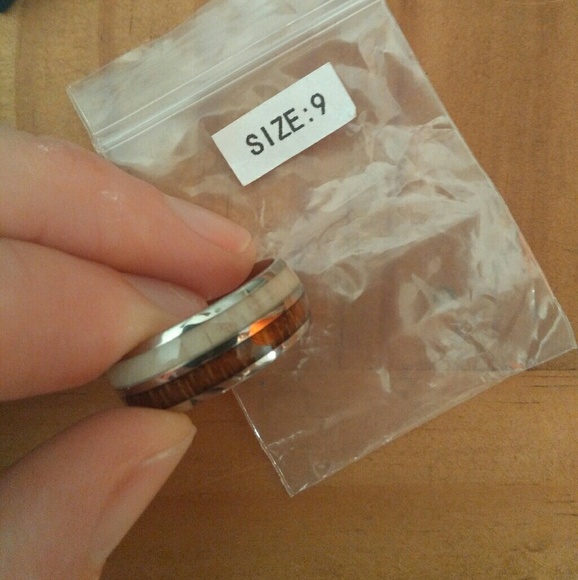 Other - Men's deer antler and koa wood titanium ring